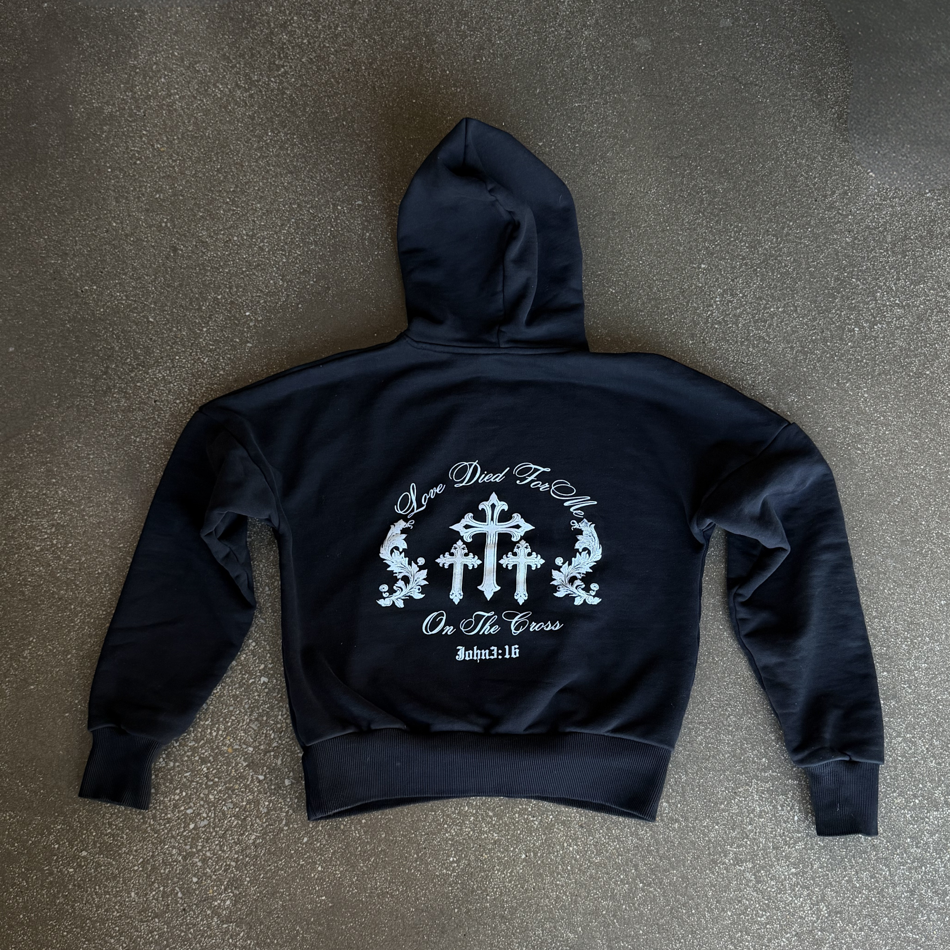 John 3:16 Cropped Hoodie