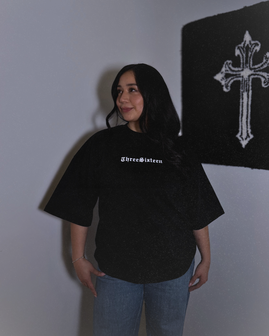 ThreeSixteen Cropped Staple Tee