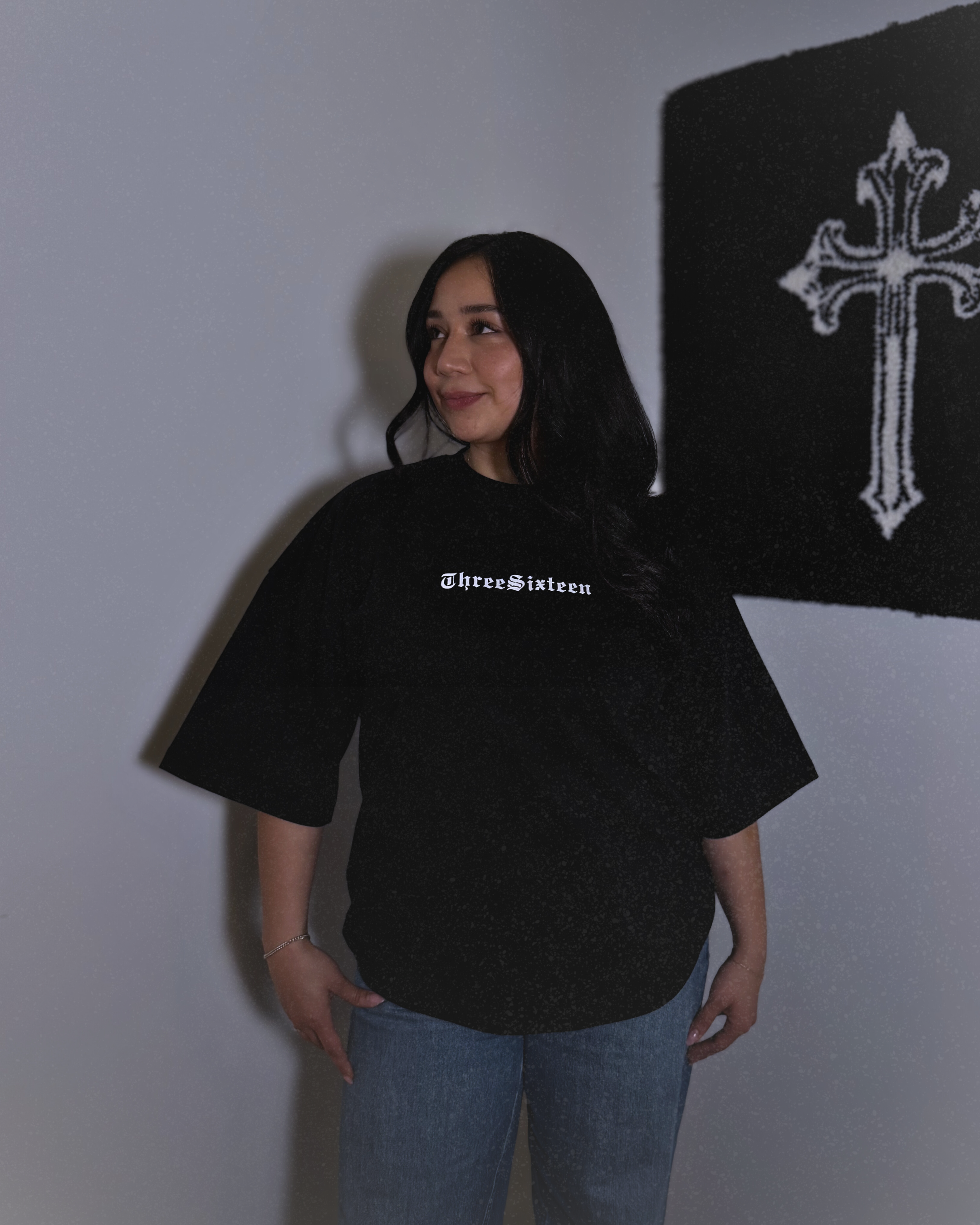 ThreeSixteen Cropped Staple Tee